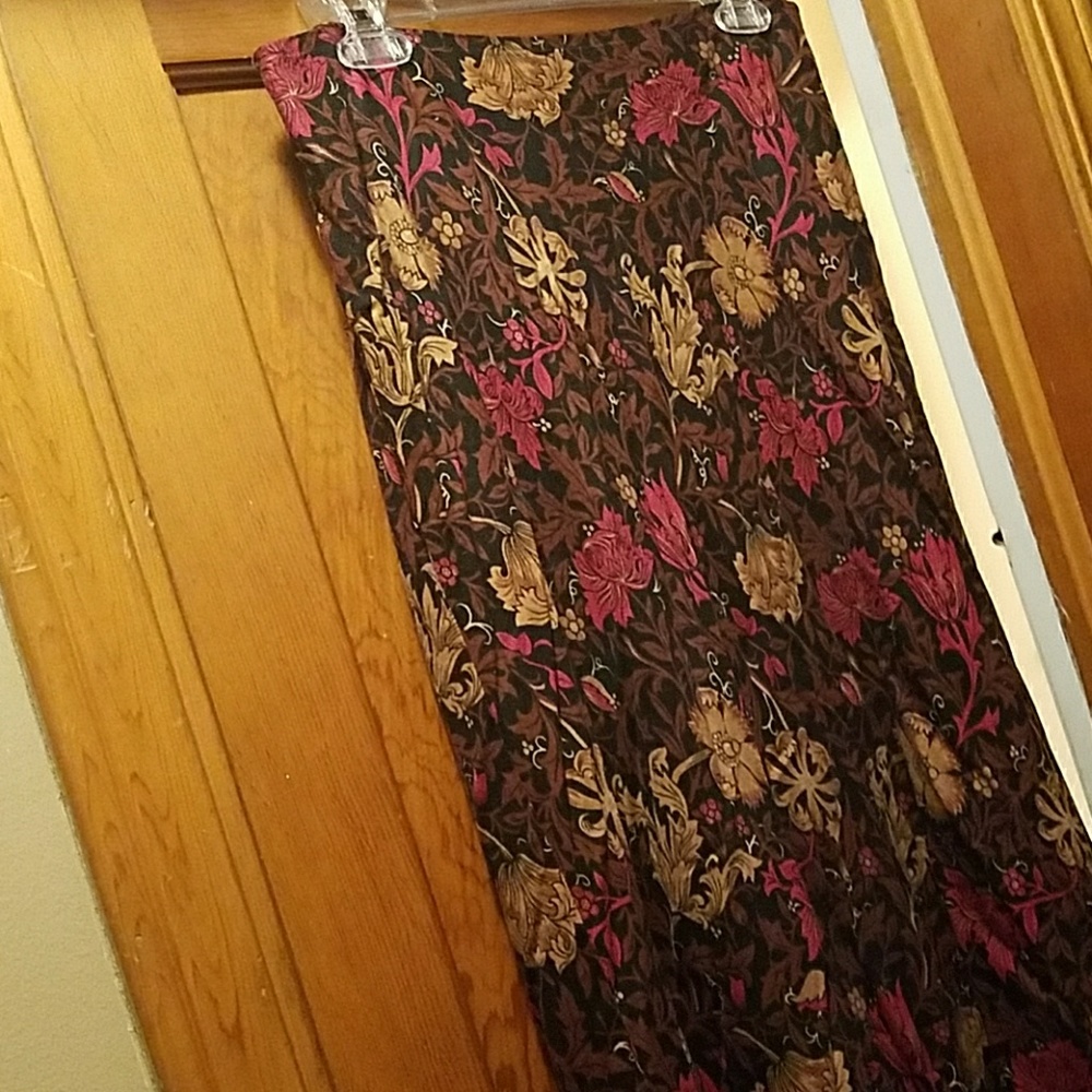 Long A-line skirt
